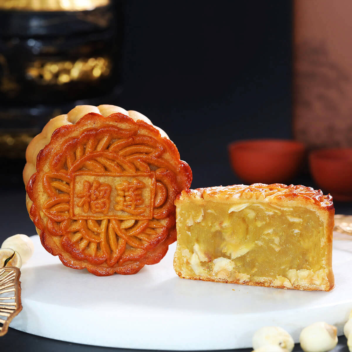 Durian Lotus - Baked Skin Mooncake