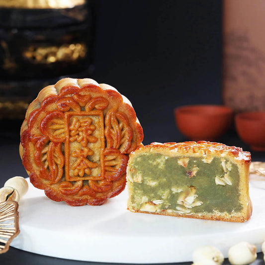 Green Tea Lotus - Baked Skin Mooncake