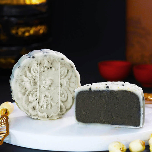 Black Sesame Snow Skin Mooncake