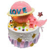 Love Around the World Birthday Cake